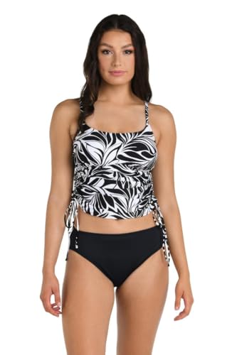 24th & Ocean Women's Side Shirred Tankini Swimsuit Top3