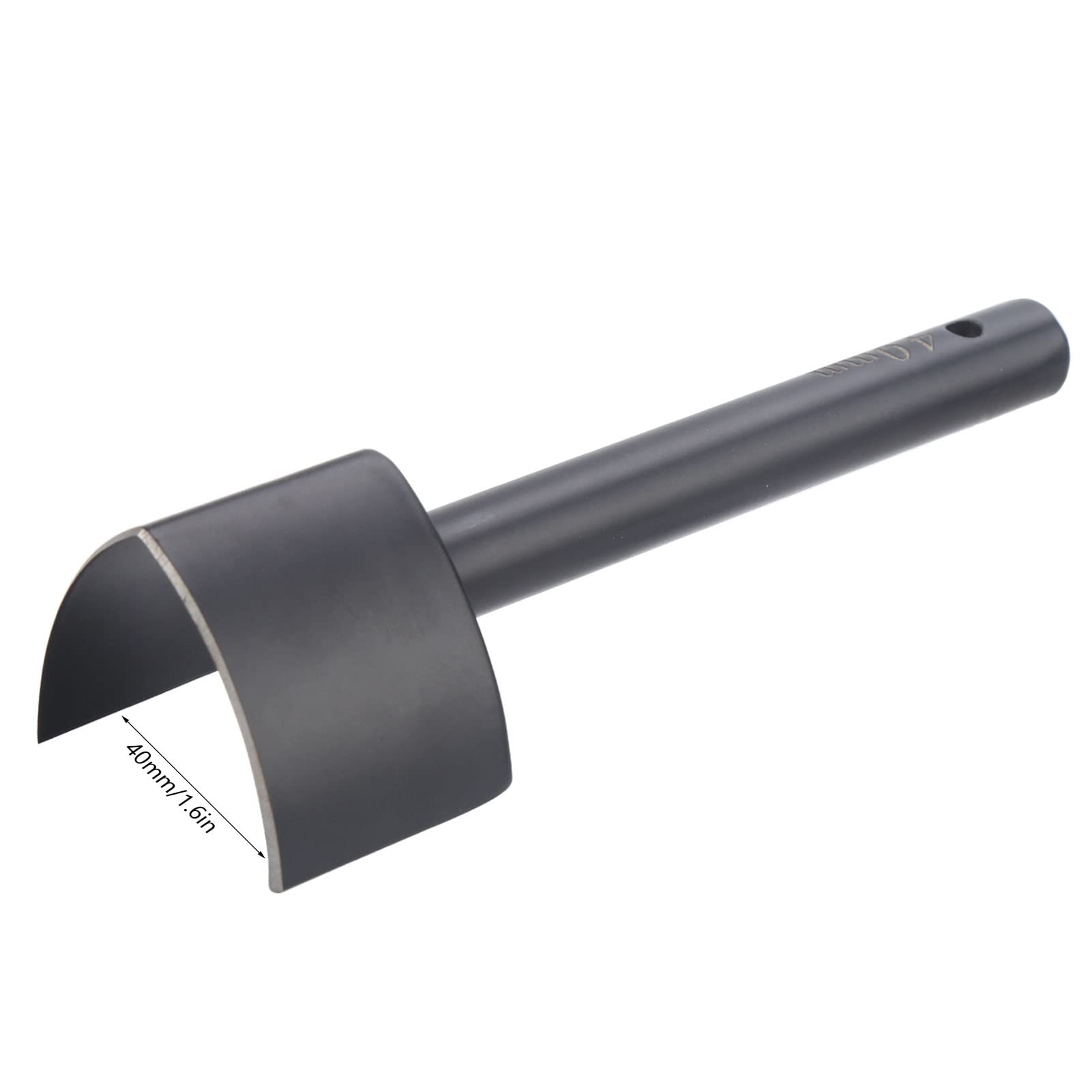 V Shape Cutter Punch, Leather Cutter Punch Leather Craft Tools for Crafting Strap Belt Wallet and Bag End DIY (40mm)