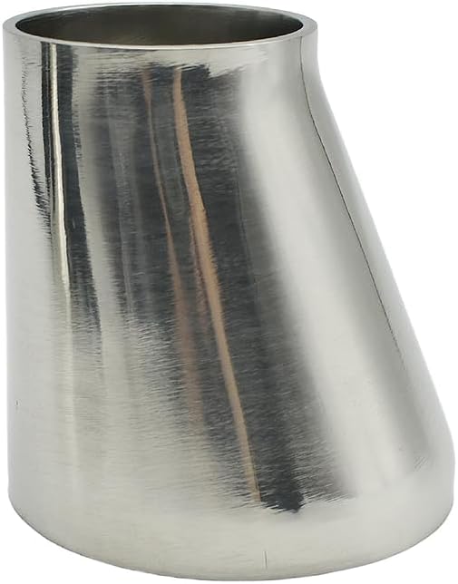 1PC SS304 Stainless Steel 102mm to 89mm Butt Welded Eccentric Redu