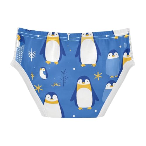 KLL Seamless Pattern Penguins Baby Boys Comfort Boxer Briefs Breathable Children Undies2