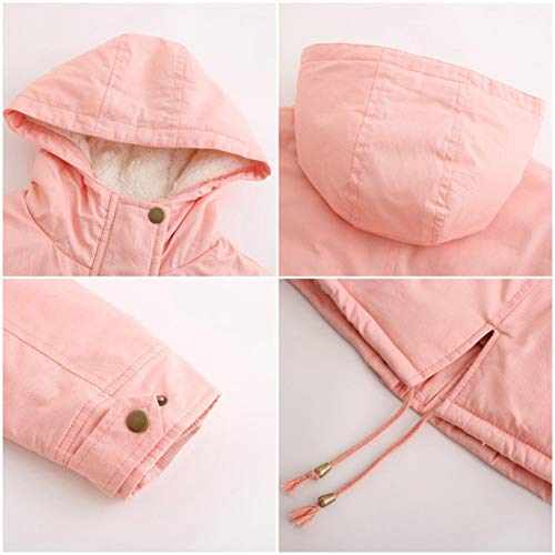 image for Youmymine Women Winter Down Coat Plus Size Ski Jacket Snowsuit Hooded 