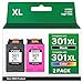 Produktbild VVQV 301 XL Druckerpatronen Multipack Ersatz für HP 301 Druckerpatronen für HP 301 XL 301XL für HP Envy 4500 5530 5534 4504 DeskJet 2540 1510 2544 2549 OfficeJet 4630 4632 2620 2622 (Schwarz,Farbe)