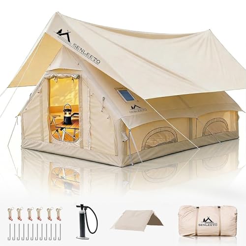 13' x 10' Large Inflatable Tent for Camping 8-10 Person,