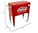 Leigh Country CP 98105 60 Qt Coca-Cola Ice Cold (Embossed) Cooler, Red