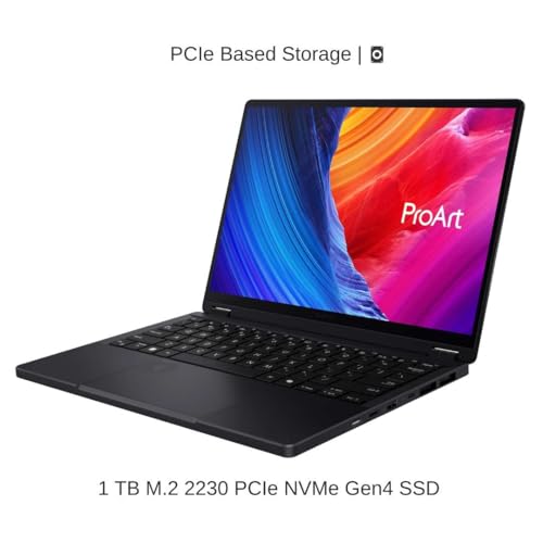 Image of HIDevolution [2026] ASUS ProArt PX13 HN7306EA Black 13.3 inch 3K OLED Touch, 3.0 GHz Ryzen Al Max+ 395, AMD Radeon, 64 GB LPDDR5X RAM, 1 TB PCIe SSD, Windows 11 Pro