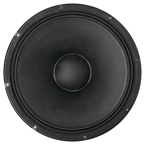 RCF MB15N351 15-inch Mid Bass Woofer 650 Watts Rms 1300 Watts Peak 3.5-inch Inside | Outside Copper Voice Coil Dual Forced Air Vent 8-Ohm