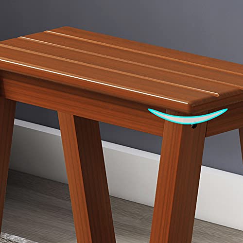 Taburete plegable de madera para cocinas pequeñas y desayunos rápidos 5