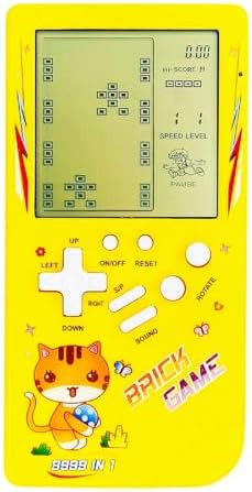 Cute Pattern Cat Game Console Block 23 Bricks Games Mini Game Mac...