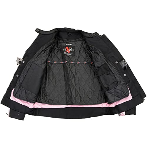 Image of Milwaukee Leather Women's Textile Classic Crossover Motorcycle Riders Jacket - All Year Wear