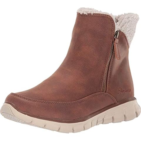 Bottes Skechers Synergy Femme Marron Cover