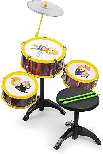 Pelo Kids Drum Set for Toddlers 3-6 Years Old Boys Girls Musical Instruments Playing Beats,Birthday Return Gift Item for Kids (B0BGP9ZXDL) Amazon Price History, Amazon Price Tracker