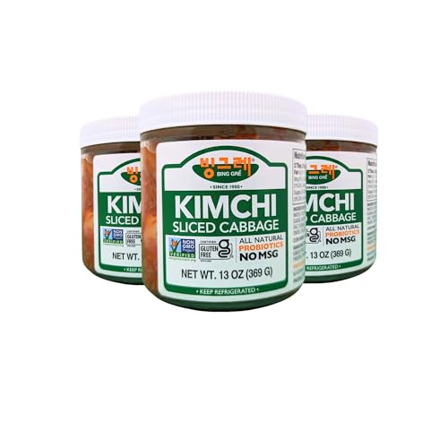 BINGGRE NAPA CABBAGE KIMCHI 13OZ FRESH KOREAN KIMCHEE IN KIM