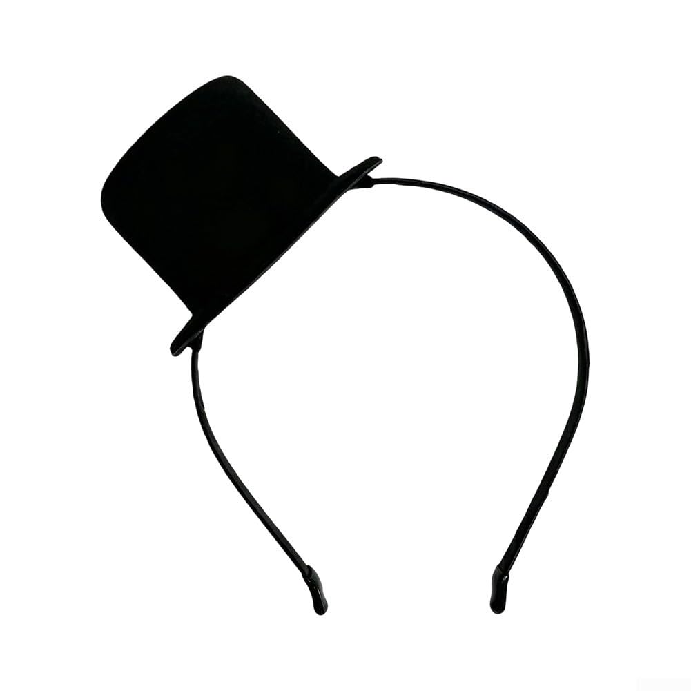 Comgooldool Miniature Top Hat Headband Cylinder Party Hairband