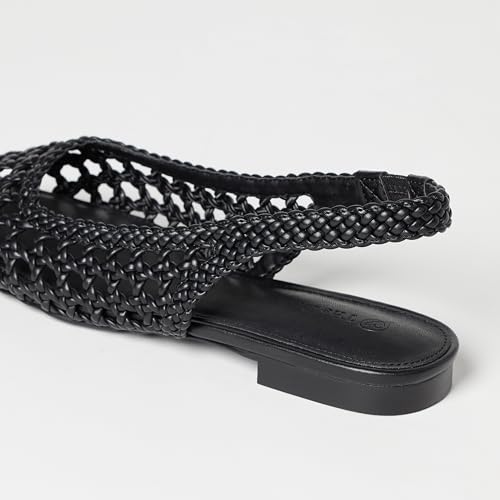 Image of The Drop Women's Palma Woven Slingback Flat
