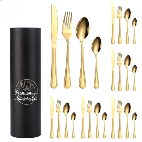 Set Cuchillos Cocina 24 Piezas Acero Inox