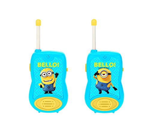 Walkie Talkie Niños MINIONS Par De Walkie Talkies, Rango De 100 Metros, Juguete Infantil, a Partir de 3 años (Lexibook TW12DES) Despicable,...