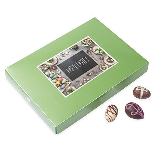 Easter ChocoPostcard Midi Milk I 6 gevulde chocolade paaseitjes & een chocoladereep met toppings | Pasen | Chocolade | Paasgeschenk | Paascadeau voor volwassenen | Vrouw | Man | Geschenk | Cadeau - Image 5