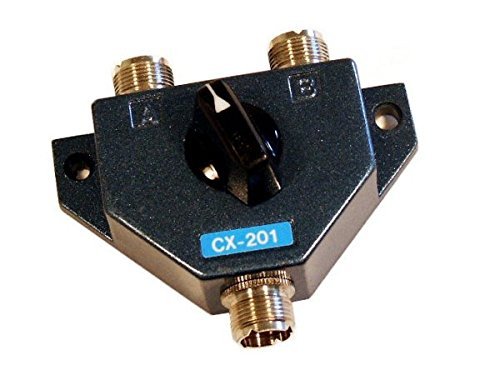 Hi Power Antenna Switch For Amateur/CB/Two-Way Radios - 2 Position. HF/VHF/UHF