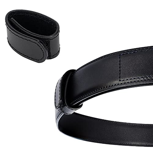 Genuine Leather Belt Keeper 1 3/8" - 1 1/2" Wide Men's Belt Loop Stays Dress Belt End Holder Retainer Tool Belt Band2