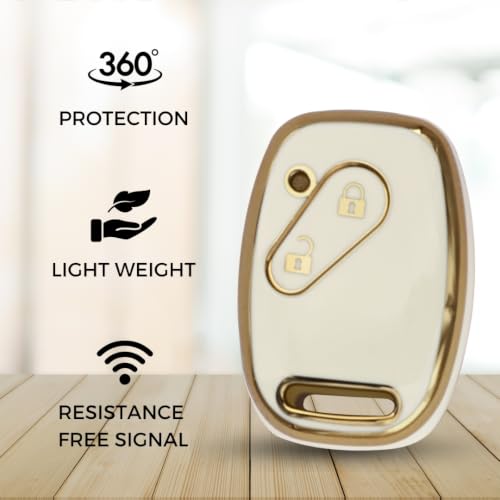 Image of KEYCEPT 2 Button Key Shell TPU Key Cover for Honda Amaze, BRV, CRV, Accord, City, Civic, Brio, Jazz, IV-Tec and Other Models (TPU Combo)