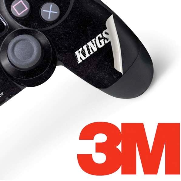 Skinit Decal Gaming Skin Compatible with PS4 Controller - Officially Licensed NHL Los Angeles Kings Distressed Design - 2