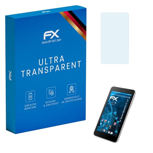 atFoliX Schutzfolie kompatibel mit Huawei MediaPad T1 7.0 Folie, ultraklare FX Displayschutzfolie (2X)
