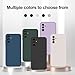GiiYoon Silicone Case Compatible with Samsung Galaxy A13 5G/A04S, Full Body Silky Soft Touch Phone Case with Camera Protection, Shockproof Cover with Microfiber Lining, Off White