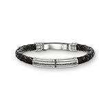 La pulsera se ha fabricado en piel y plata de ley