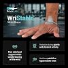 Wristable Wrist Brace - Versatile Wrist Support Ideal for Pain with Weight-bearing Activities - Adjustable & Comfortable Fit Without Restrition - Ultimate Support and Protection