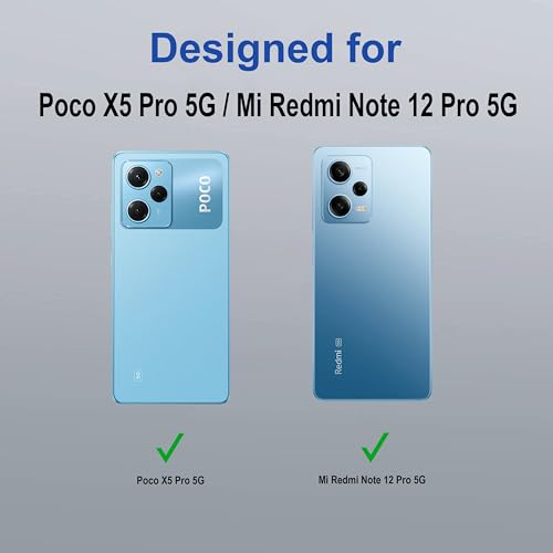 Image of Zapcase Back Case Cover for Poco X5 Pro 5G | Compatible for Poco X5 Pro 5G Back Cover | Case Cover with Camera Protection | (TPU + PC | Translucent Purple)