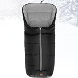 ❄️ Einfach sauber: Der bequeme Fußsack kann bei 30° C in der Waschmaschine gewaschen werden.