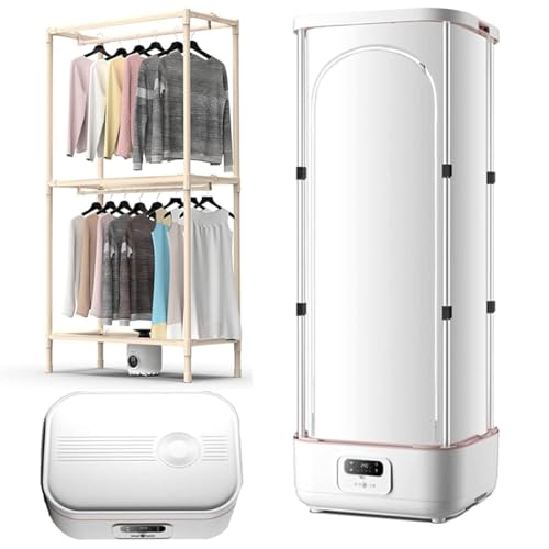 Cashwise Máquina de Planchado automática, Secadora de Ropa Plegable, máquina de Secado a Vapor, máquina de Planchado y eliminación de Arrugas portátil para el hogar, máquina de Secado