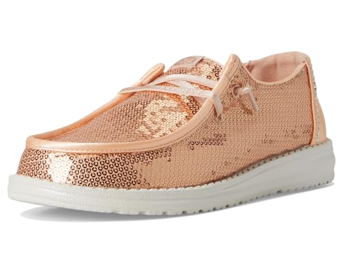 HEYDUDE Womens Wendy Disco Sequin Blush 7 Medium - image 7