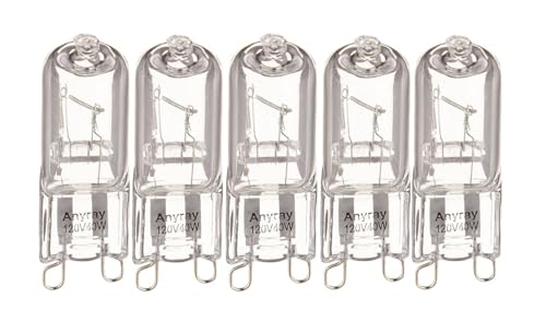 (5)-Bulbs 40W 120-volt Microwave 120V G9 Base T4 Bulb, 5-Pack