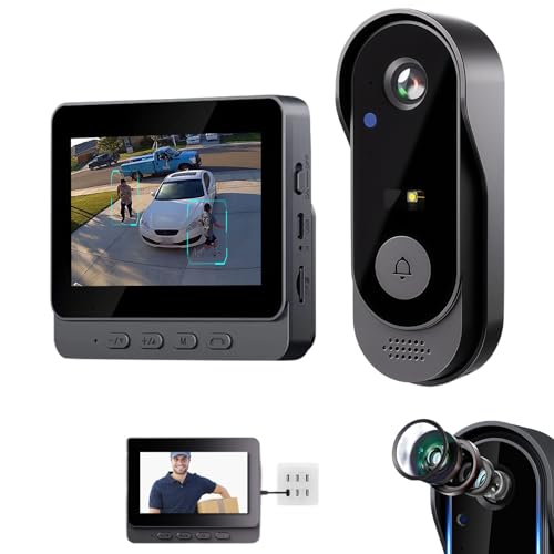 ENSIMDI X8 Video Doorbell Two-Way Audio Wireless Intercom