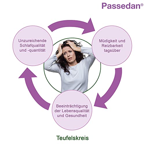 Passedan Tropfen 30 ml - bei nervöser Unruhe und Einschlafstörungen - Tag und Nacht anwendbar - pflanzliches Arzneimittel mit Passionsblumenkraut für innere Ruhe und leichteres Einschlafen