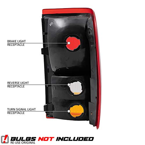 Epic Lighting Oe Style Replacement Rear Brake Tail Lights Assembly Compatible With Ford 1993-1997 Ranger [ Fo2800110 Fo2801110 F37Z13405A F37Z13404A ] Left Driver & Right Passenger Sides Pair #TOP2