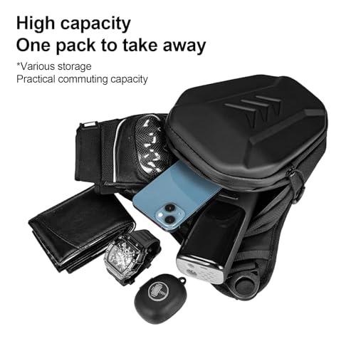 Sac de jambe étanche moto robuste et multifonction - 7
