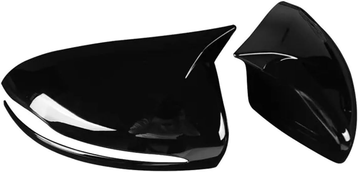 pair Door Side Mirror Cover Cap,Car Rearview Trim Accessories for Mercedes Benz C E S GLB GLC Class W205 W213 W238 W463 W222 W253 X205 X253 Coupe C217 C253 (Gloss Black)