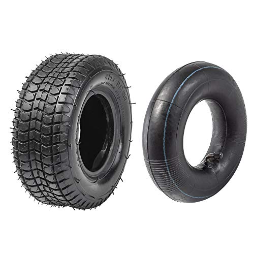 JCMOTO 9 x 3.50-4 Tire & Tube Kit for Skateboard