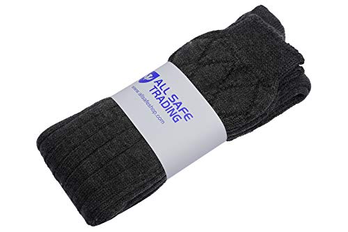 Kilt Scottish Square Kilt Hose for Men, Ribbed Socks for USA Shoe Sizes2