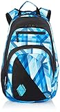 Nitro Stash Rucksack Schulrucksack Schoolbag Daypack Damenrucksack Schultasche schöne Rucksäcke Alltag Fahrradtasche, Geo Ocean, 29L