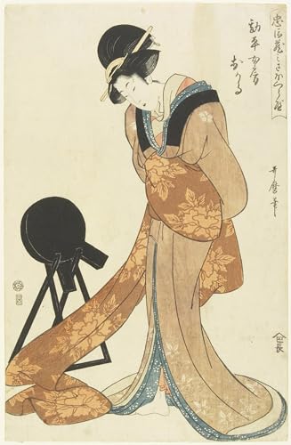 Carteles impresos Kitagawa Utamaro de 60x90cm para regalar a coleccionistas