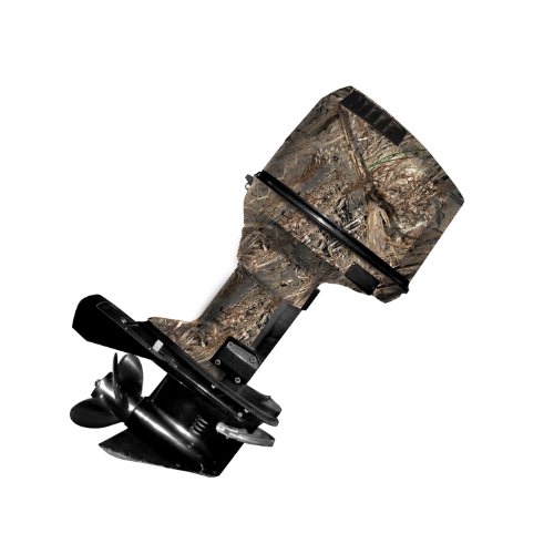 Mossy Oak Graphics Duck Blind Camo Boat Motor Wrap Kit - Easy to Install Vinyl Wrap with Matte Finish - 150 HP Or Less Kit by Mossy Oak Graphics - Used condition - US$83.55
