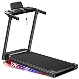 Treadmill with Incline, 3.0HP Walking Pad Treadmill with Hadnle Bar, Compact Running Walking Pad,