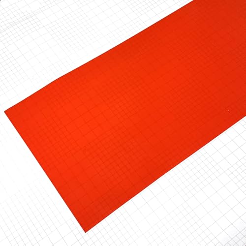 Image of DIYAH 12 X 48 Inches Self Adhesive Headlight, Tail Lights, Fog Lights Tint Vinyl Film (Red)