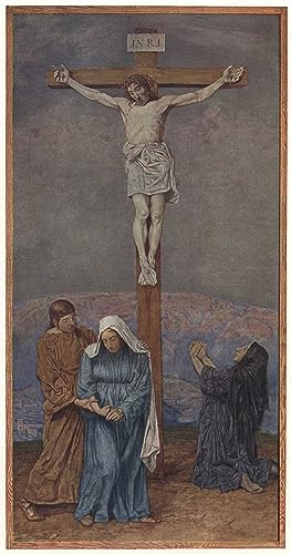Pintura mural en lienzo de Hans Thoma: decoración de pared religiosa de 60x90cm