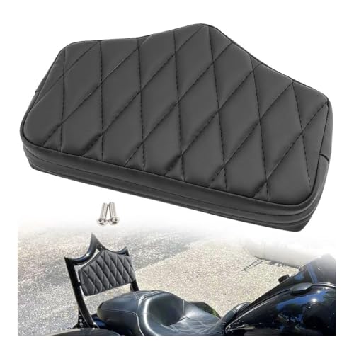 Coussin dossier moto noir pour Bobber et Chopper améliorant le confort