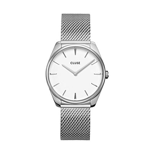 Preisvergleich Produktbild CLUSE Unisex Analog Quarz Uhr mit Edelstahl Armband CW0101212001
