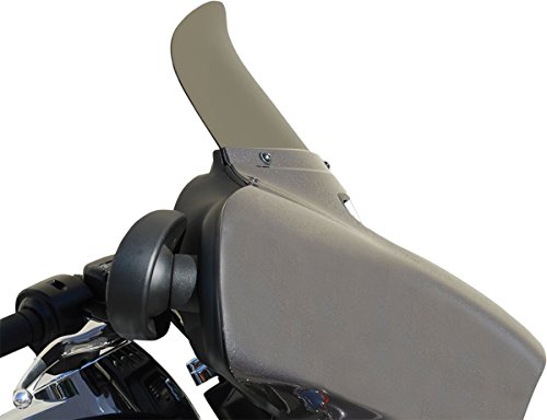 Chaleco de viento de 8 pulgadas humo oscuro parabrisas 65-8040